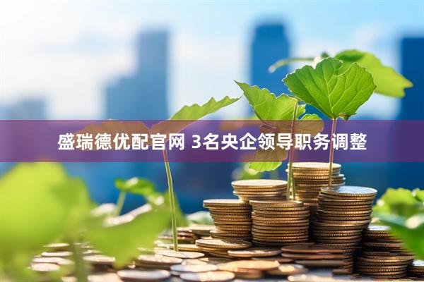 盛瑞德优配官网 3名央企领导职务调整